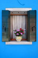 la fenêtre bleue