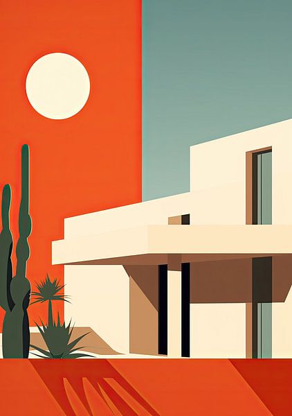 Bauhaus Poster Kunstdruck von Niklas Maximilian