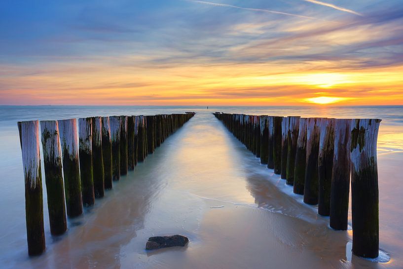 Sunset in Zoutelande, Zeeland by Sugar_bee_photography