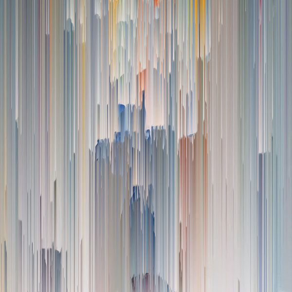 Ligne d'horizon abstraite d'une ville par Maurice Dawson