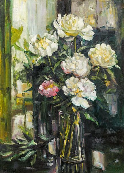 Alexander Koester, Peonies in a Vase by Atelier Liesjes
