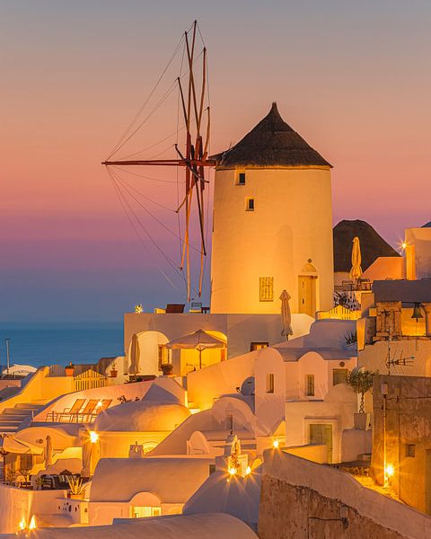 Sunset Oia, Santorini, by Henk Meijer Photography