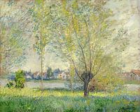 Willows in a landscape, Claude Monet (1880)