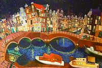 Abend in Amsterdam, Amsterdam bei Nacht