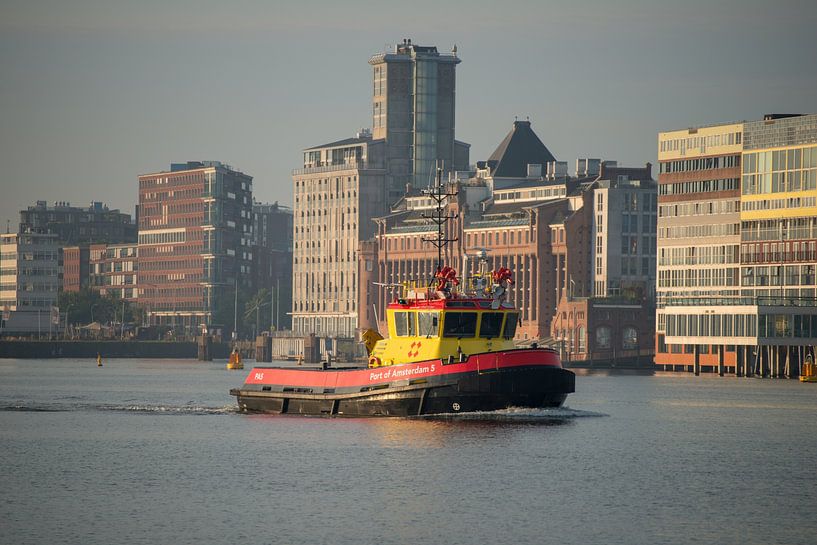 Amsterdams Hafendienst auf dem IJ von scheepskijkerhavenfotografie