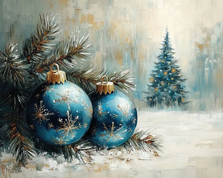 Winterlicht | Goldene Details Weihnachten von Kunst Laune