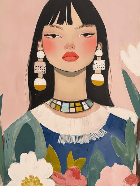 Le pouvoir des fleurs rencontre l'heure de la mode par Carla Van Iersel