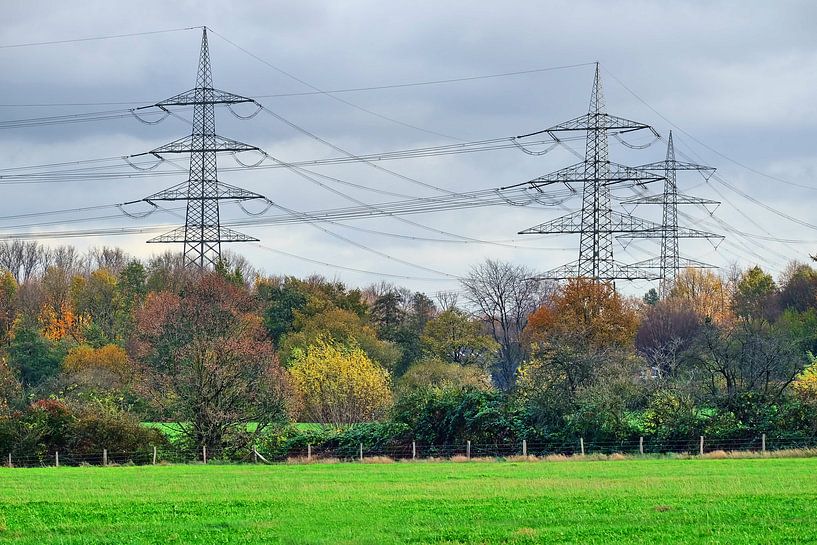 Poteaux électriques par Edgar Schermaul