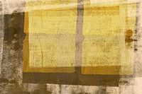 Expressionnisme abstrait avec structure de cadre lumineuse