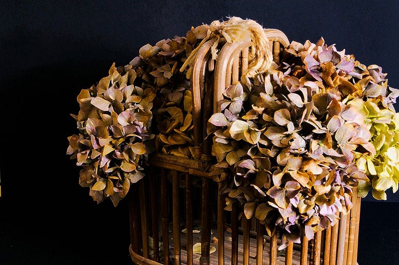 Trockene Blumen im Weidenkorb von tolitoy creations