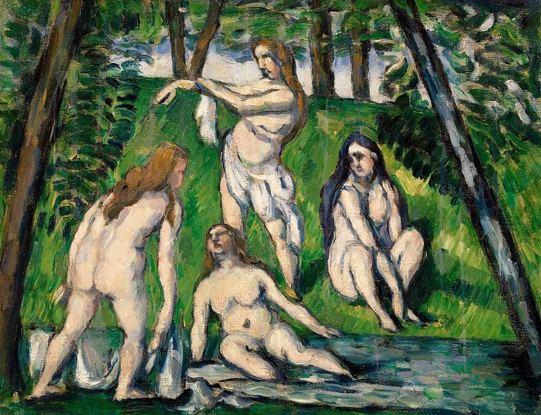Cézanne, Quatre baigneuses (ca. 1876–1877) par Atelier Liesjes