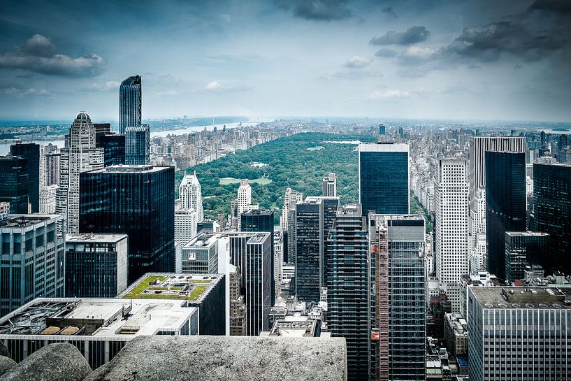 Uitzicht op Central Park, New York von H Verdurmen