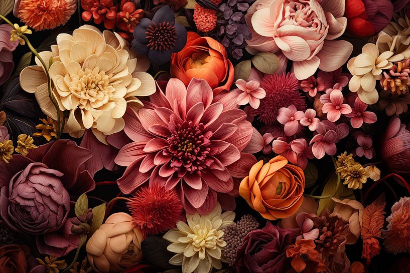 Flowers still life by Wall Wonder