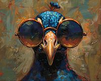 Vogel-Hipster | Gefiederter Gelehrter