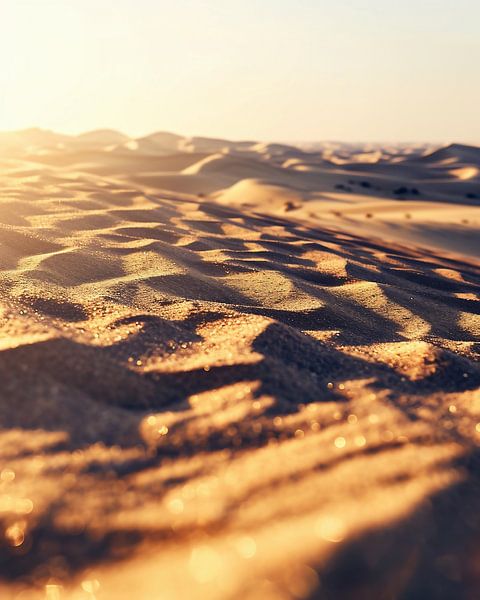 Blick über die Wüste von fernlichtsicht
