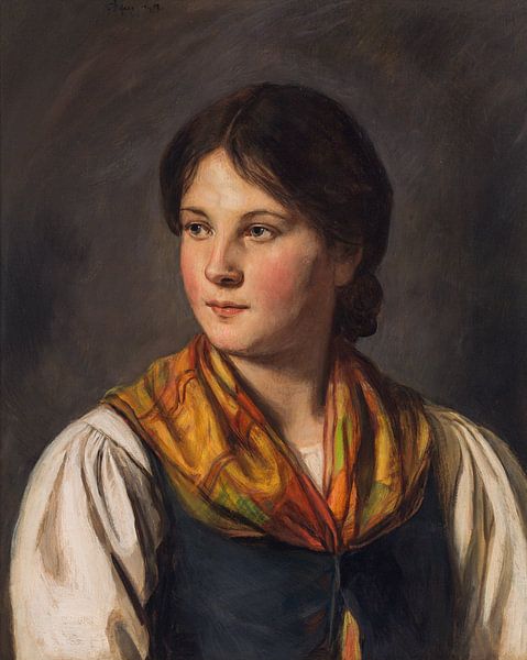 Franz von Defregger, Dirndl, 1912 von Atelier Liesjes