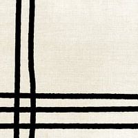 Œuvre d'art moderne minimaliste avec lignes et textures sur fond noir et beige