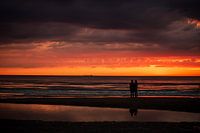 Together on the beach