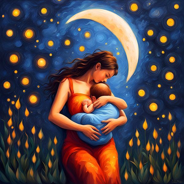 Breastfeeding by moonlight by WvW