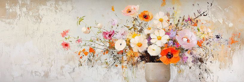 Fleur et vase 96.9481 par La collection ARTEO