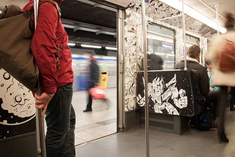 Metro Amsterdam - Wibautstraat von Ramona Stravers