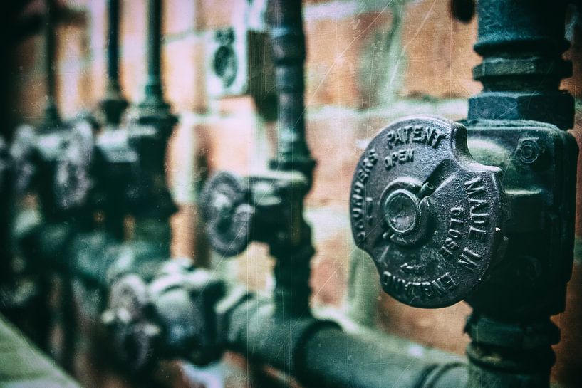 old pipe systems by Greet Thijs