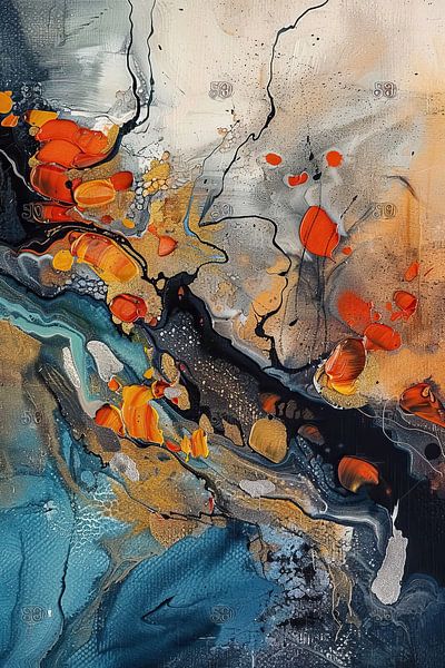 Flüstern von Gold und Schatten von Kunst Laune