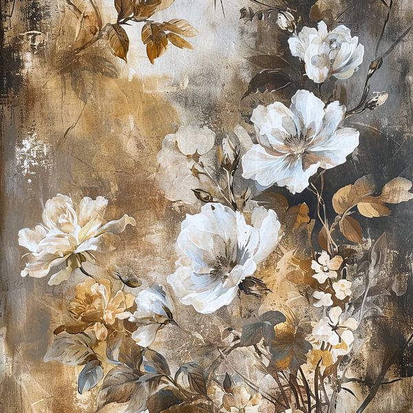 Flowers Wall Art | Silent Elegance by Wonderful Art