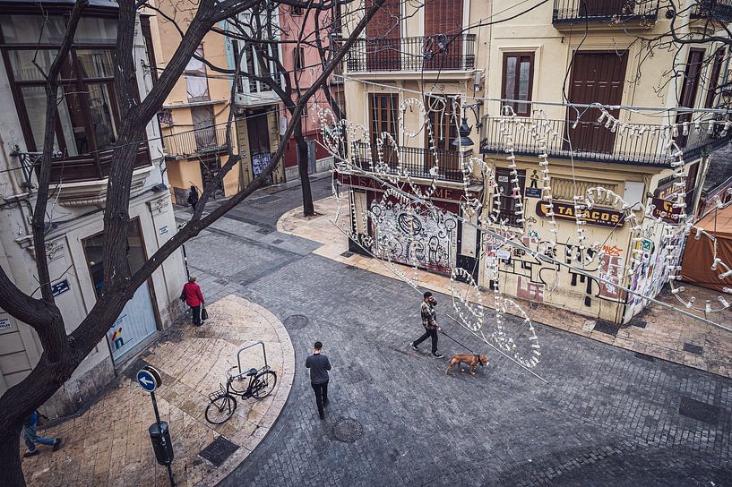 Valencia cityscape by John van Gelder