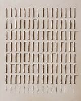 Minimalistisches Gitter mit subtilen Einschnitten und Texturen