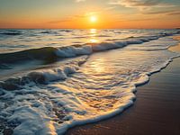 Sonnenuntergang am Strand