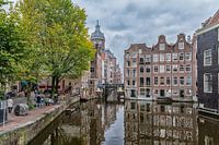 Vanaf de Armbrug in Amsterdam.