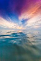 Meer bei Sonnenuntergang