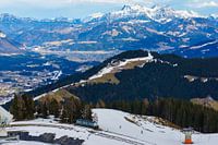 Oostenrijkse bergen in de winter