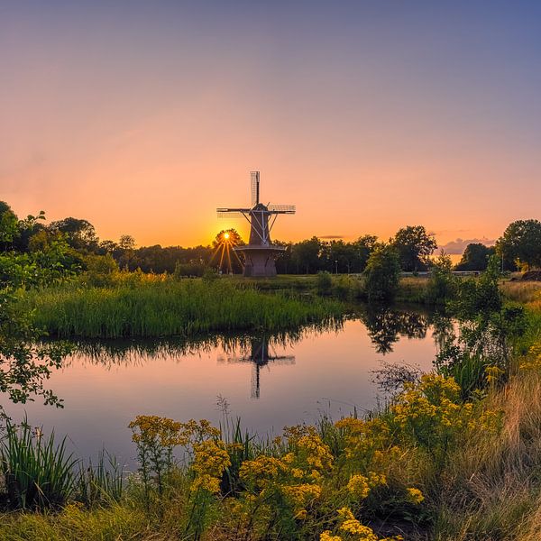Coucher de soleil au Juffer par Henk Meijer Photography