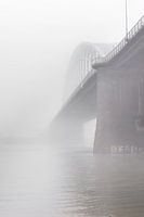 Waalbridge im Nebel