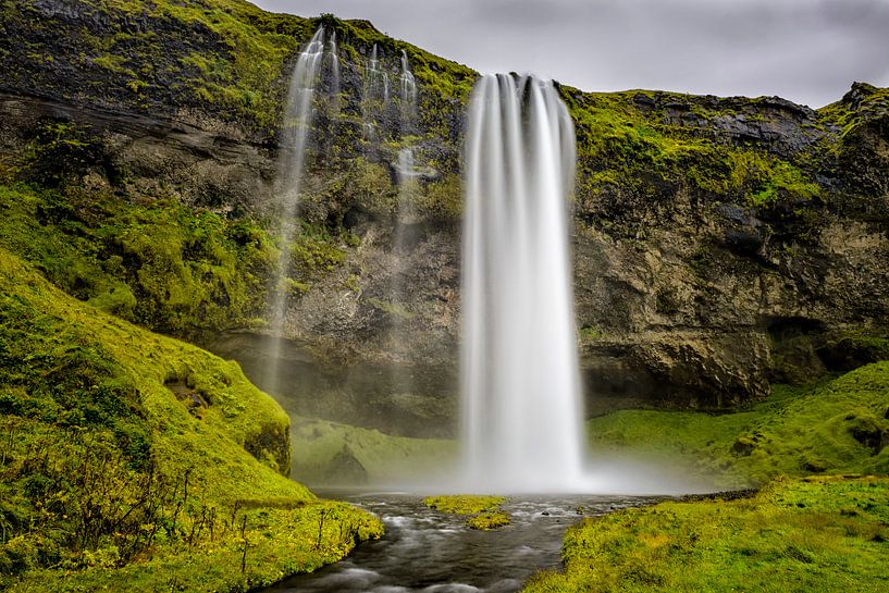 Seljalandsfoss waterval in IJsland van Sjoerd van der Wal Fotografie