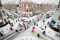 Weimarstraat in de sneeuw