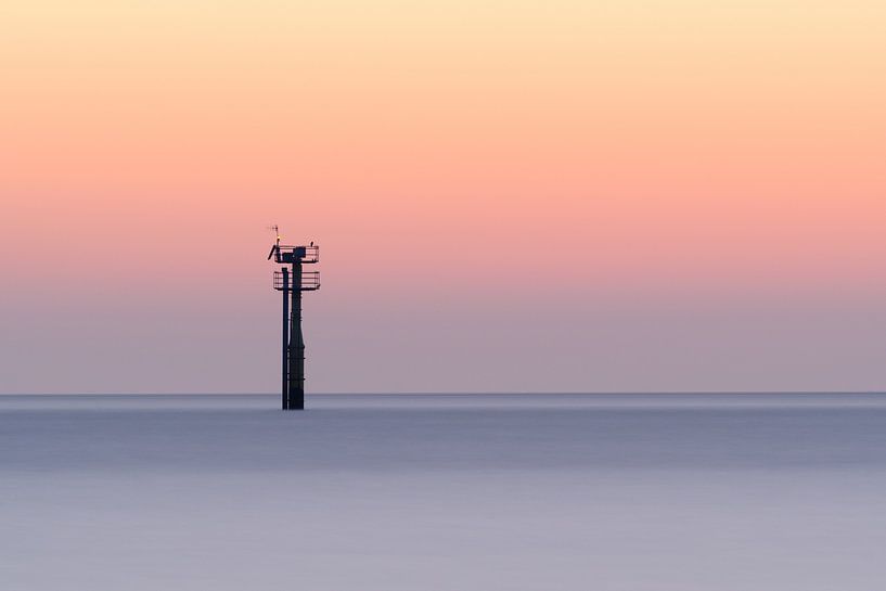 Turm in der Nordsee in Netherland. von Jos Pannekoek