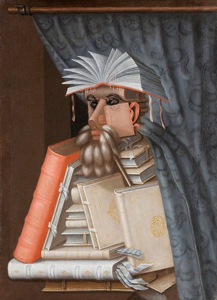 Le bibliothécaire, Giuseppe Arcimboldo par Des maîtres magistraux