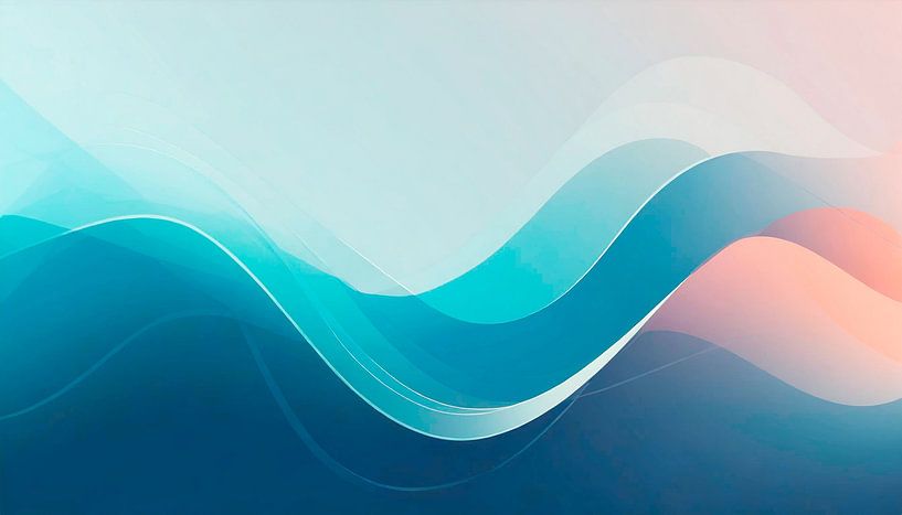 Wellen mit Farben von Mustafa Kurnaz