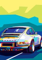 Porsche 911 Wpap Pop Art