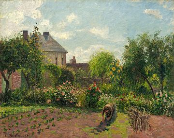 Der Garten des Künstlers bei Eragny, Camille Pissarro
