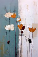 Abstract Flowers Painting