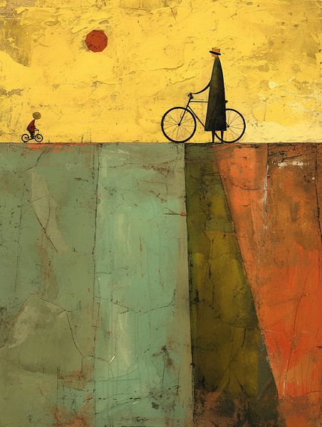 Sonnenuntergang Zyklus Einsamkeit von ARTEO Gemälde