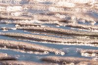 Motifs de sable avec bokeh