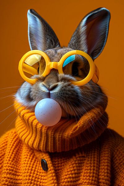 Bubblegum Fun: Häschen 3 von ByNoukk