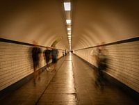 Fußgängertunnel Antwerpen, Menschen in Bewegung
