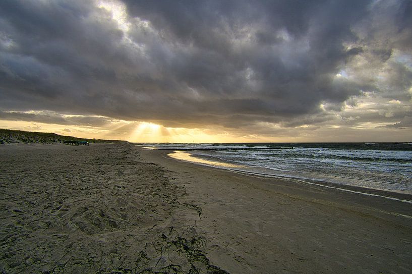 On the sandy beach of the Baltic Sea coast by Martin Köbsch