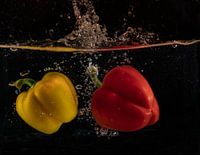 kitchen plate bell pepper